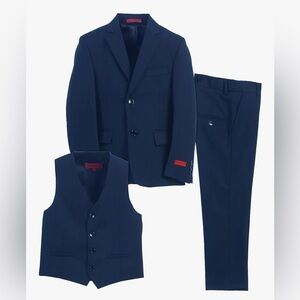 USED: Gioberti Boy's Formal 3-Piece Suit Set, Royal Blue, Size 16